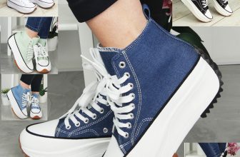 Ladies Trainers Canvas Womens Grip Platform Lace Up Casual Sole Sneakers Shoes