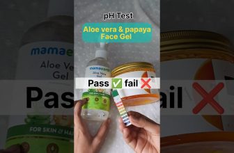 ph Test of mamaearth aloe vera & Good vibes papaya face Gel | Let’s Check Pass✅ ?? or fail❌??