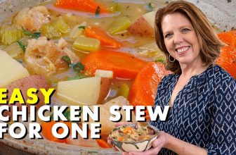 Easy Chicken Stew – One Pot Dinner For One