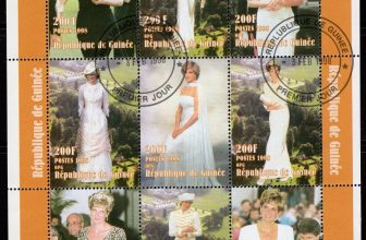 Guinea 1998 YT#1135/1161 DIANA,Princess of Wales 3 Sheets of 9 values each CTO