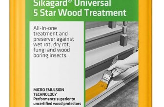 SIKAGARD UNIVERSAL 5 STAR WOOD TREATMENT 5 LITRE 5LTR WOOD ROT DECAY FUNGI