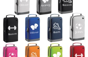 Personalised Named Shoe Bag Football Gym Boot School PE Customised Kids Children
