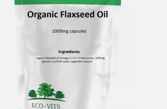 Flaxseed Oil 1000mg Organic Capsules – Rich in Omega 3 6 9 for Overall Health
