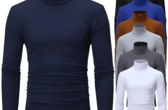 Mens Thermal Underwear Top Long Sleeve Slim Fit Winter Warm High Neck Shirt UK