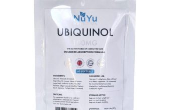 Ubiquinol 100mg per Softgel (Bioavailable Q10) Enhanced Absorption Formula Vegan
