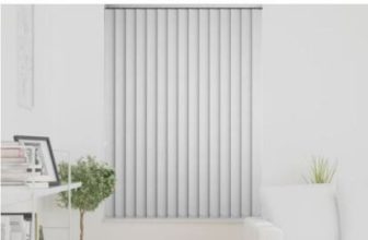 Complete Ready To Go Bamboo Vertical Blind Chain & Cord Operation 3.5″ 89mm