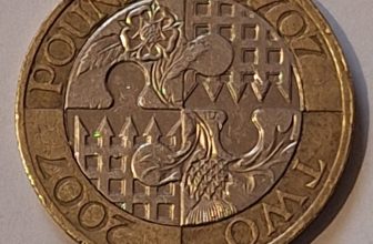 Act of Union 1707 – 2007 £2 pound clean Coin