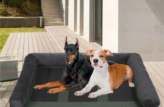 XXL In/Outdoor Cooling Elevated Dog Bed Raised Sofa w/ Plush Mat Winter Summer