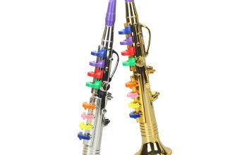 Musical Original Simulation Metallic Saxophone Wind Instruments for Gifts