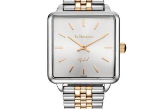 The Duchesses MADRID Women’s Square Swiss Watch with Two-Tone PVD Coating