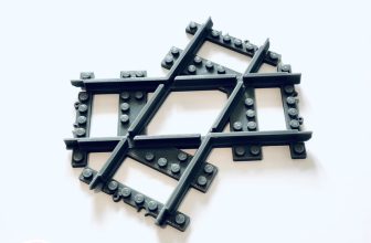 (L Gauge) LEGO Compatible Train Track – 60 degree Cross-Track