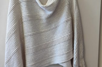 Beautiful Matalan Cream Poncho With Sequins One Size