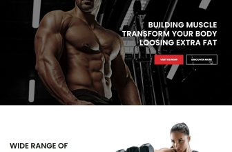 Fitness Gym Personal Trainer Website Shop Paypal Stripe WordPress Woocommerce