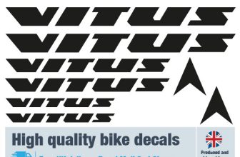 Vitus bike labels / decals / stickers, 5+ years external quality (27pack)