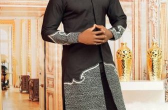 African Dresses for Women Short Sleeve V-neck High Waist Ankara Fabric Print