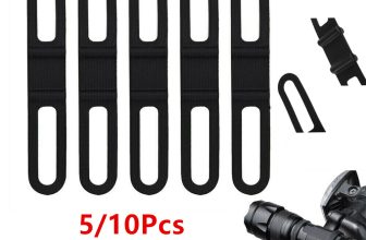 Bike Bicycle Cycling Silicone Elastic Straps Bandage Light Lamp Mount Holder UK