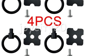 4PCS CORONA MEXICAN PINE FURNITURE BLACK METAL HANDLES DRAWER / DOOR UK