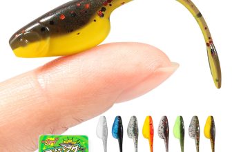 10pcs Japanese Soft Minnow Lures Tadpole Ajing Micro Bait Perch Trout Fishing