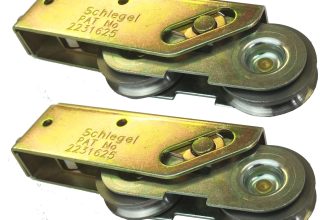 Pair of 32-42mm Schlegel Aluminium Tandem Sliding UPVC Patio Door Roller Wheels