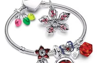 925 Silver Glow in Dark Pendant Red Heart Bead Charm DIY Bracelet Jewellery