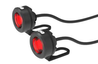 Oxford EL382 Motorcycle Round LED DRL Red Rear Running Lights Fits BMW F650