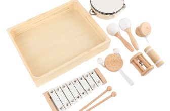 Kids Musical Instrument Wooden Music Percussion Toy Set Educational Early L SG