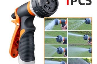 Hoselock Multi Spray Gun Garden Water Flowers Watering With 8 Spray Patterns