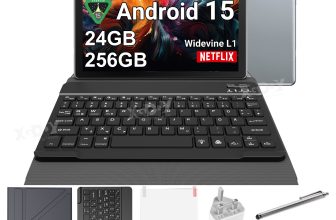 2025 New Android 15 Tablet  24GB+256GB(1TB TF) 10.1 inch Tab 4G Dual SIM WiFi 2K