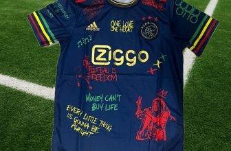 Rare Adults Bob Marley Special Football Kit Soccer Shirt Navy Gold – All Sizes