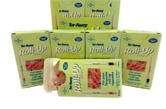 ROLL UP CIGARETTE FILTERS – TAR-AWAY 6mm – 10 pks (500 filters) 2025 OFFER