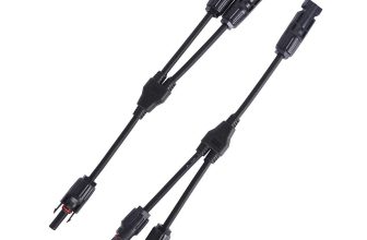 Solar Cable Parallel Adaptor Solar Panel Connectors Y Branch Adapter Outdoor