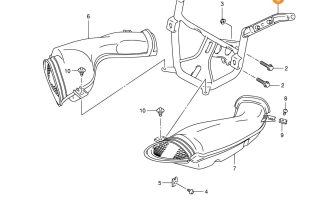 SUZUKI Brace, Cowling, 94510-35F03 OEM