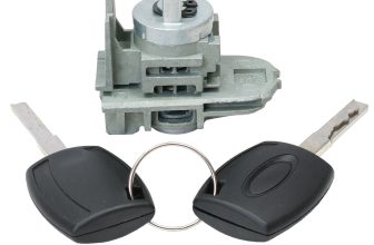 FRONT DOOR LOCK BARREL CYLINDER/2 KEYS 1552849 FITS FORD FOCUS MK2 (2004-2012)