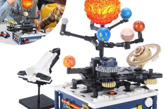 Creative Rotating Solar System 775pcs Building Blocks Space Toy Educational Gift