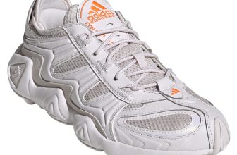 adidas WOMENS FYW S-97 TRAINERS SHOES SNEAKERS OFF WHITE DAD CHUNKY 90S BNWT NEW