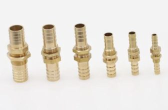 Motorsport Bulkhead Fitting Brass Barb Pipe Hose Tube Connector Adapter Fuel Oil