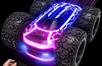 2.4GHz Double-Sided RC Stunt Car 360° Flip LED Lights 4WD Toy for Kids Boys Girl