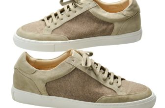 Suitsupply FW1449 Sneakers Men EU 46/ UK 12 Low Top Lace-Up Leather