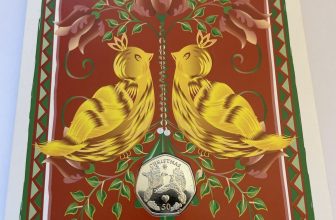 2006 Isle of Man Fifty Pence 50P  12 days of Christmas in Card Pobjoy (6229)