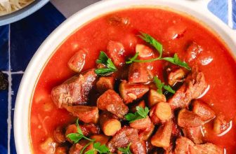 Okra Stew | Middle Eastern Bamya Recipe