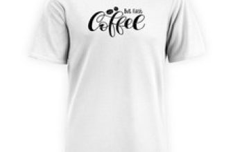 But First, Coffee Funny Coffee Lover Cotton T-Shirt