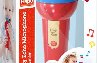 Hape Mighty Echo Microphone | Battery-Free Voice Amplifying Microphone Toy for