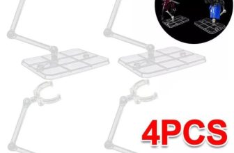 4x Toy Holder Action Figure Base Action Figure Display Stand Figure Bracket