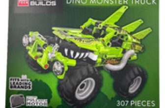 Block Tech – Tech Builds – Dino Monster Truck green