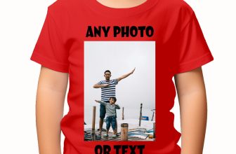 Personalised Your Own Photo Or Text Birthday Gift Kids T-Shirts#TA-23 1T9A5