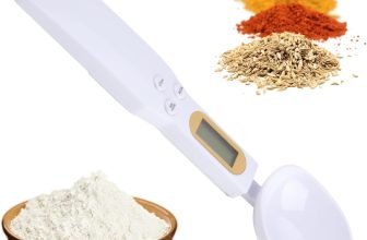 Digital Measuring Spoon Scale High Precision 0.1g-500g, Ideal for Baking/Cooking