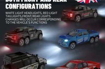 USB Charging Mini Alloy RC Car 1:64 Scale Remote Control Toy – 60 Min Playtime