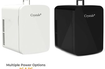 15L Mini Fridge Table Top Electric Cooler & Warmer Portable Ice Box Office Car