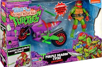 Teenage Mutant Ninja Turtles: Purple Dragon Cycle with Exclusive Raphael Figure