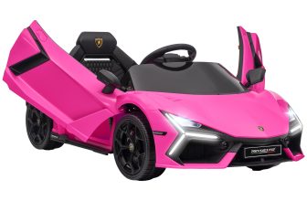AIYAPLAY Lamborghini Revuelto Licensed Ride On Car, with Suspension, Pink